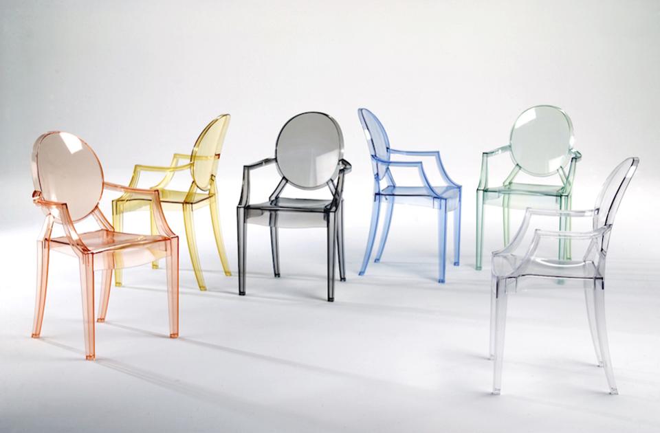 Ghost Chair van Phillipe Starck is er voor